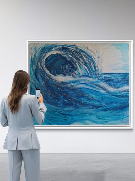 1. Es la obra física en cual hay capas que se abre La obra fisica sobre lienzo